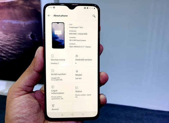 سعر ومواصفات OnePlus 7