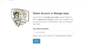 حذف حساب انستجرام